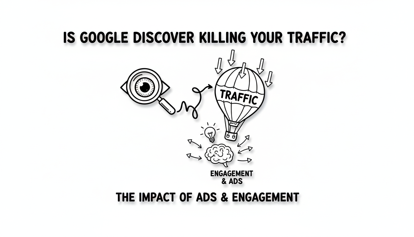 Google Discover 流量低下チェックリスト：広告・CTR・滞在時間の自己診断
