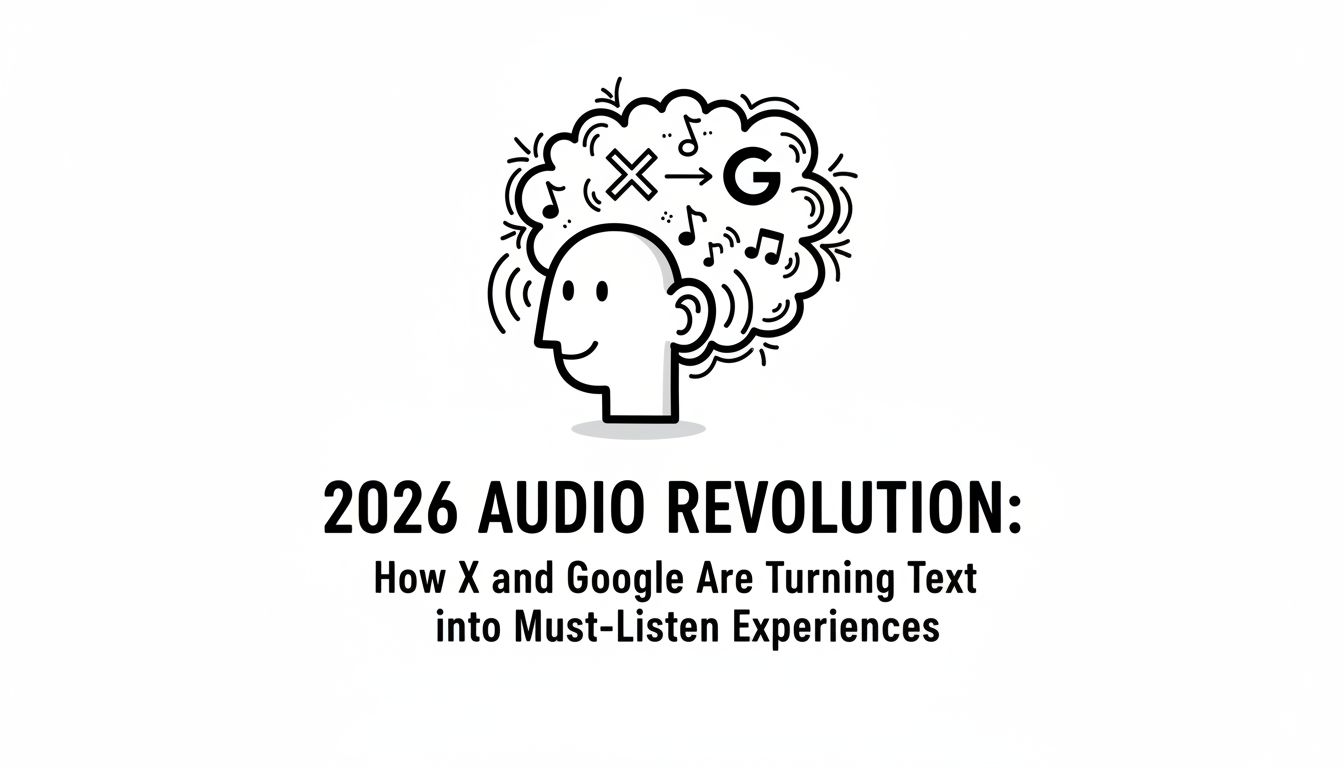 How X and Google Are Turning Text into Listen Experiences