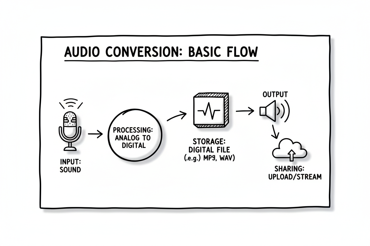 音声化の基本フローを示す図