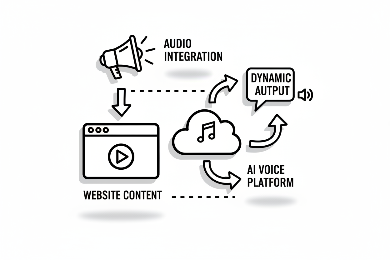 Webメディアへの音声導入の実装イメージ