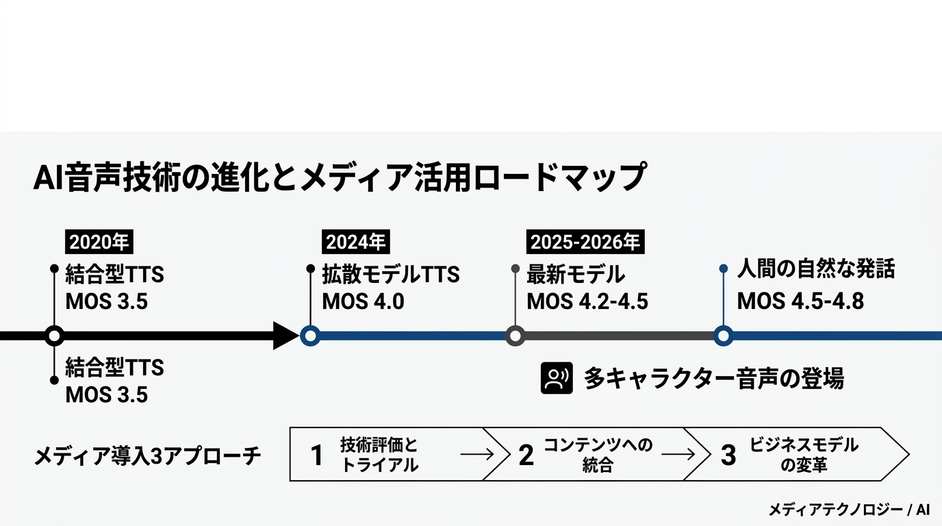 AIで音声コンテンツを作る方法｜テキストを自然な音声に変換する手順